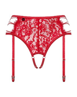 Hauptbild von Straps-String ouvert „Rediosa“ aus weicher Stretchspitze