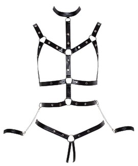 Hauptbild von Brustharness plus String ouvert inkl. Handfesseln