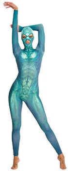 Hauptbild von Overall „Beasty“ mit angenähter Kopfmaske