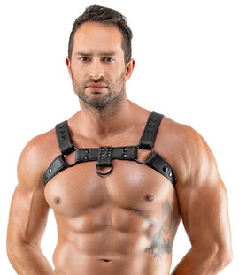 Hauptbild von Brustharness in markanter Lederoptik