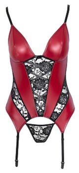 Hauptbild von Strapshemd mit Spitzeneinsätzen in der Front