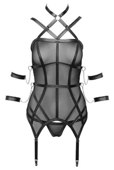 Hauptbild von Strapshemd plus String aus Powernet, Riemendetails im Mattlook
