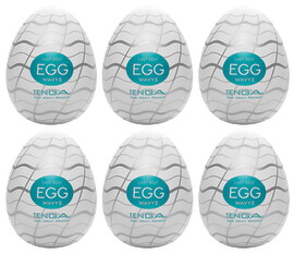 Hauptbild von Masturbator „Egg Wavy II“ mit neuer intensiver Wellen-Stimulationsstruktur