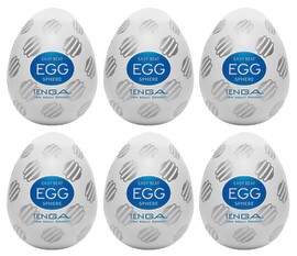 Hauptbild von Masturbator „Egg Sphere“ mit Rillenkugel-Stimulationsstruktur
