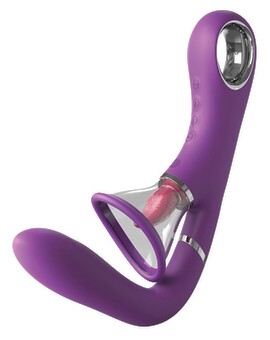 Vibrator „Her Ultimate Pleasure Pro“ mit 2 Klitoris-Saugschalen
