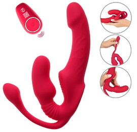 Hauptbild von Strapless Strap-on „Triple Teaser RC“ mit 3-facher Vibration