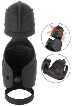 Hauptbild von Masturbator mit Vibration und beweglichem Eichel-Stimulator