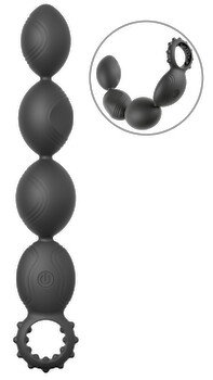 Main image of Flexible XL Anal Beads with Deep Vibrations