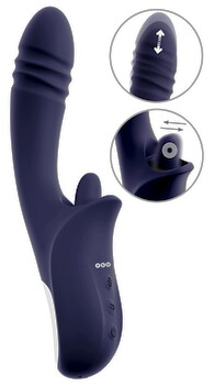 Hauptbild von Stoßvibrator „be Seductive“ mit Vibro-Zunge für Klitoris