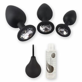 Hauptbild von First Time Anal – Einstiegs-Set mit Analplug-Set, Intimdusche & Gleitgel Anal