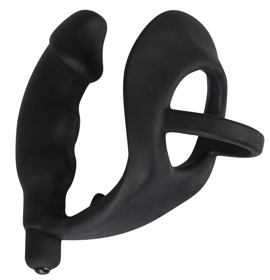 Penis-/Hodenring „Ring & Vibro Plug“ mit Vibro-Analplug