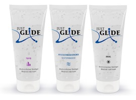 3-teiliges Gleitgel-Set „Just Glide“