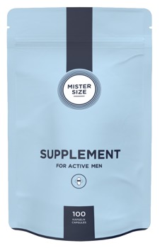 „Supplement for active men“ für mehr Energie – auch im Bett