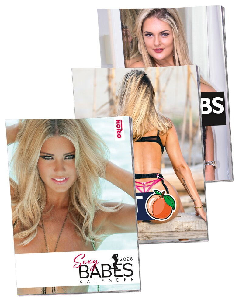 3er-Set Pin-up Kalender 2026