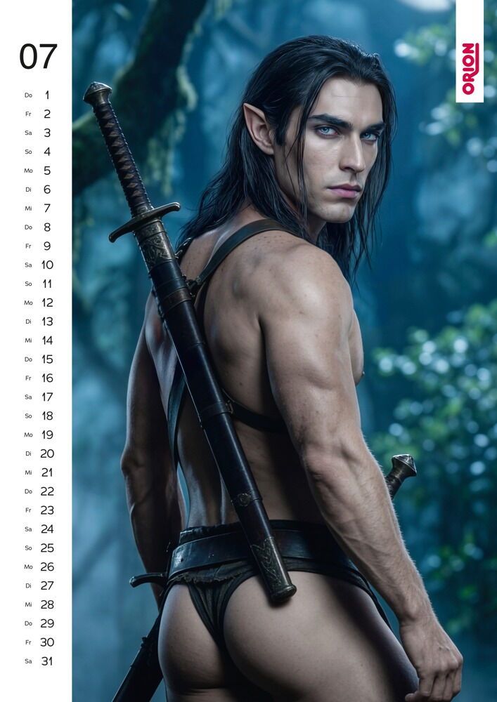 Pin-up Calendar Wild Fantasy Men 2027