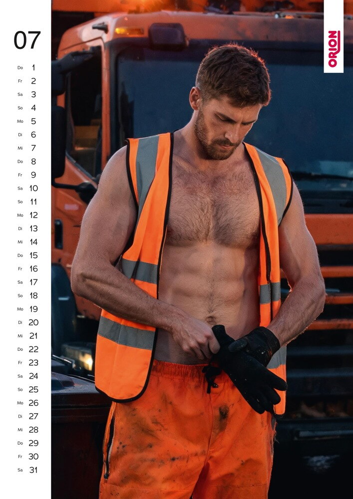 Pin-up Calendar Sexy Men at Work 2027