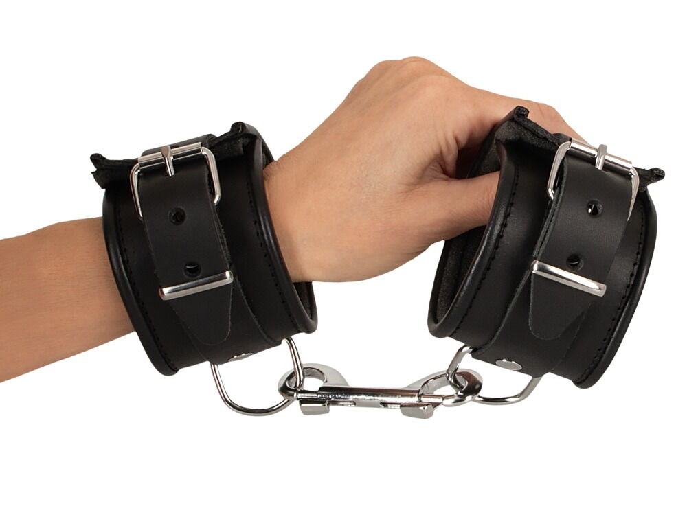 Handfessel aus Leder, gepolstert