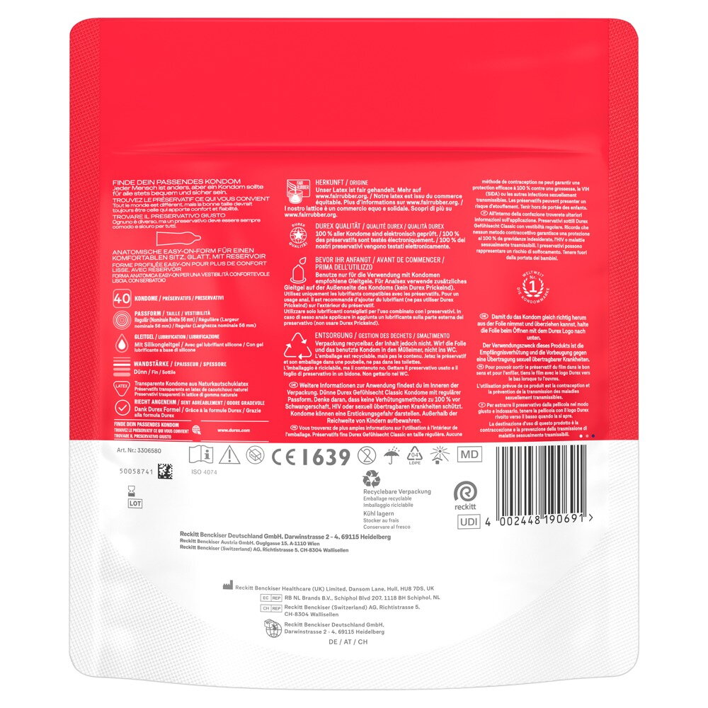 Durex Gefühlsecht Classic