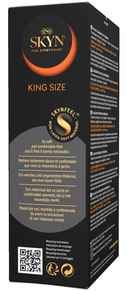 Latexfreie Kondome „King Size“, extra groß