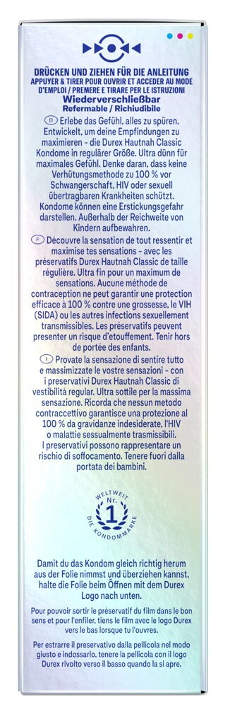 Kondome „Hautnah Classic“