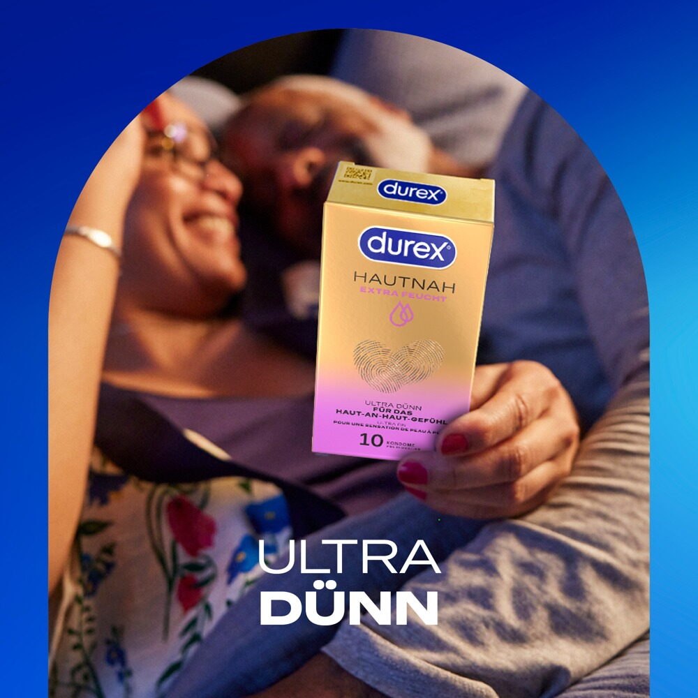 Kondome „Hautnah Extra Feucht“, ultra dünn