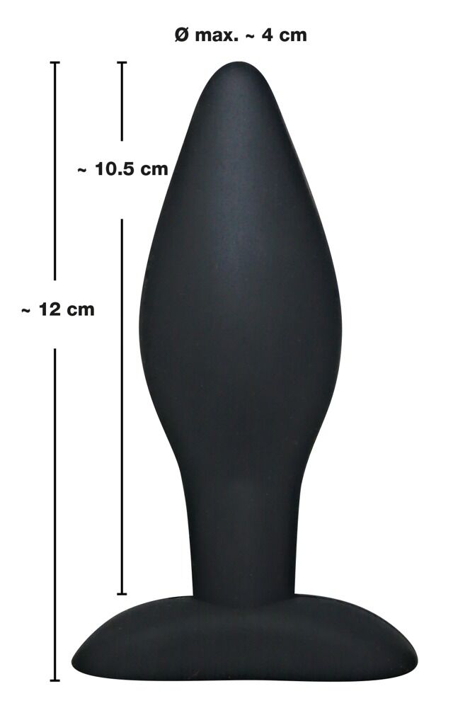 Analplug mit Standfuß, 4 cm Ø