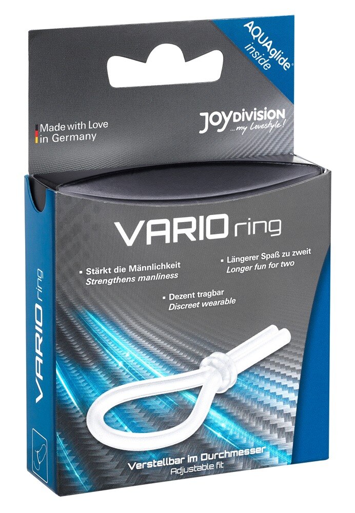 Penisschlaufe „Vario-Ring“, verstärkt die Erektion, verstellbar