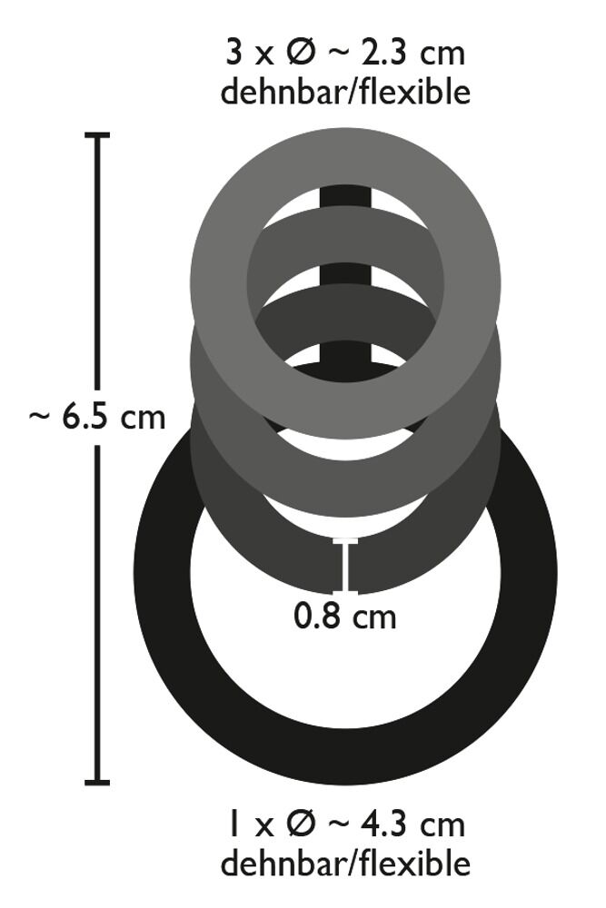 Cock/testicle Ring 4 rings