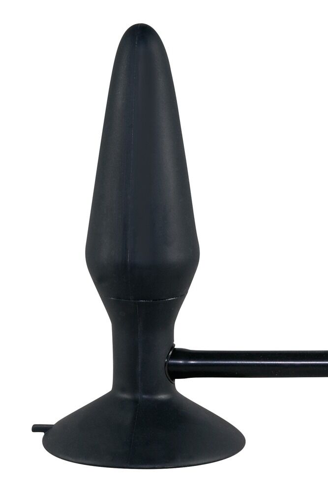 Analplug „True Black“, 15 cm, zum Aufpumpen
