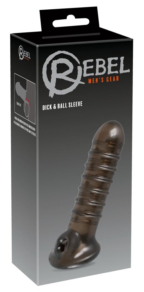 Penishülle „Dick & Ball Sleeve“ mit Hodenöffnung