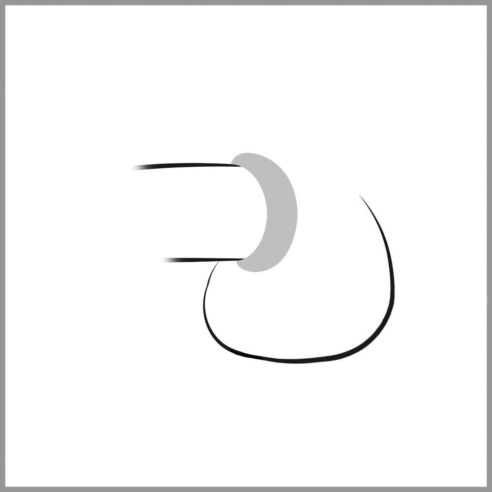 Penisring „Stretchy Cockring“, 1,7 cm Ø