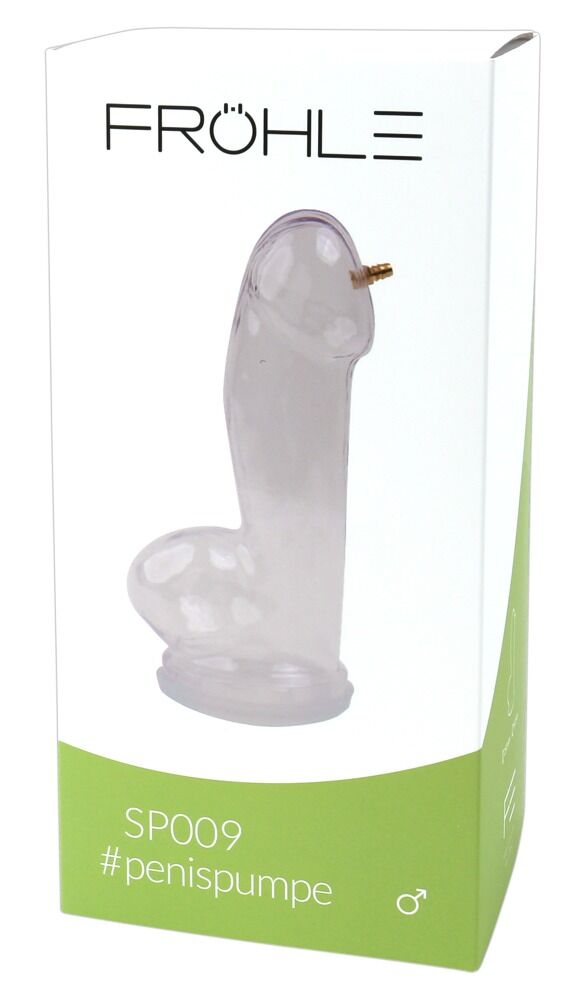 SP009 Realistic Penis CylinderXL crystal clear