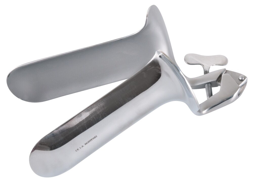 "Spekulum" aus Edelstahl