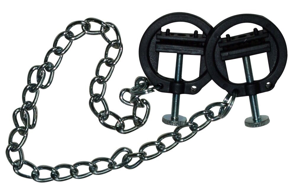 Nipple Clamps with Metal Chain