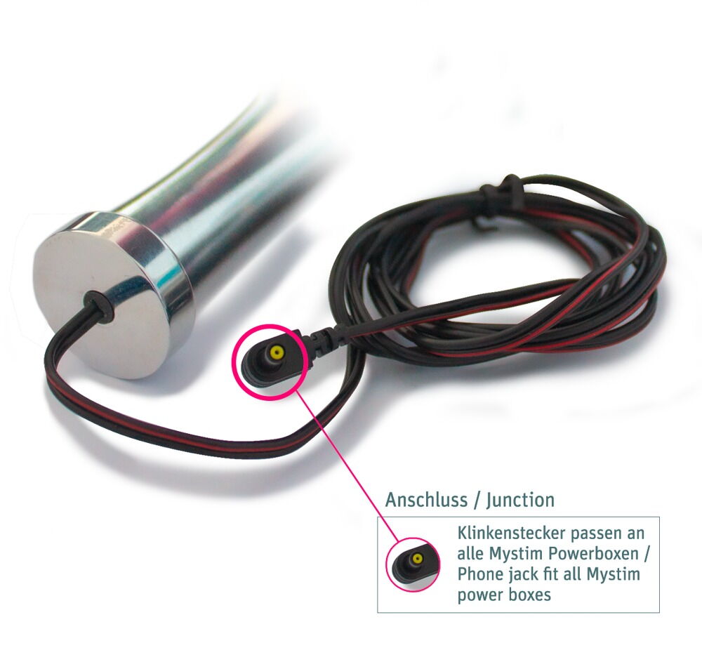 E-Stim-Dildo „O(h!)-thello“, Zubehör für Mystim-Reizstromgerät