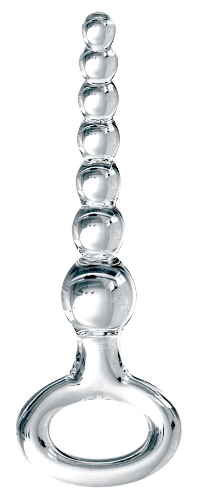 Analkugelkette „Icicles No. 67“, Glas, 20,5 cm