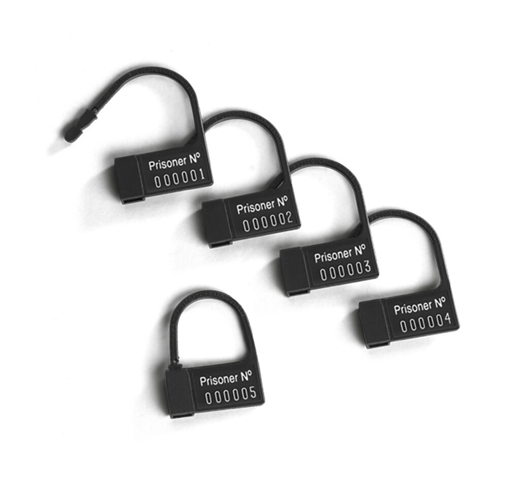 Peniskäfig „Pubic Enemy No 3“ mit Hodenquetsche, Zubehör für Reizstromgerät