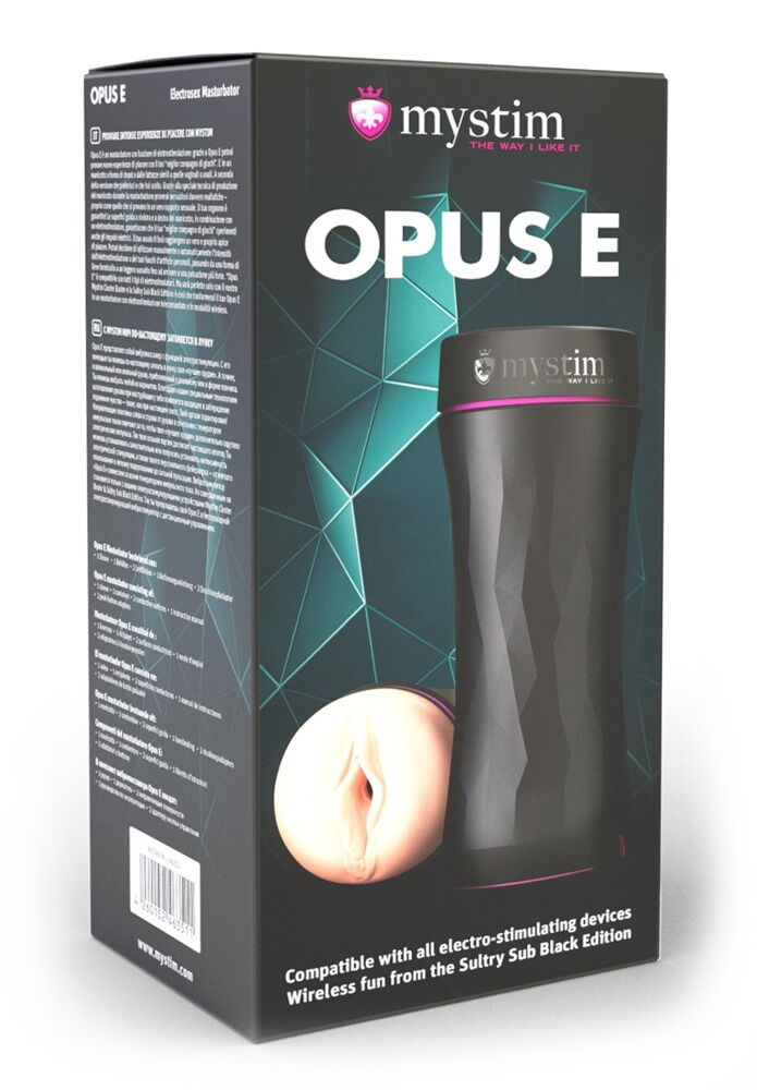 Masturbator „Opus E Vagina“ mit E-Stim
