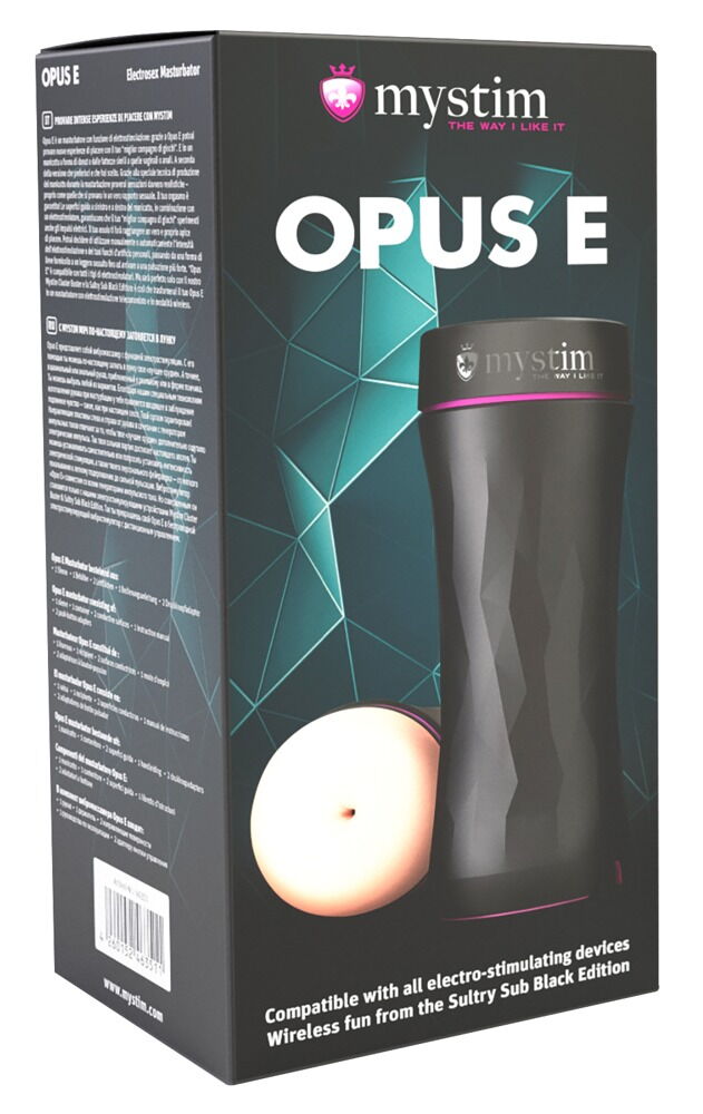 Masturbator „Opus E Anus“ kompatibel mit E-Stim-Geräten