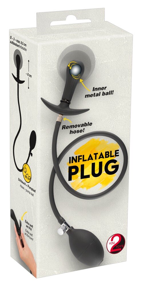 Aufblasbarer Plug „Inflatable Plug“, mit abnehmbarem Schlauch