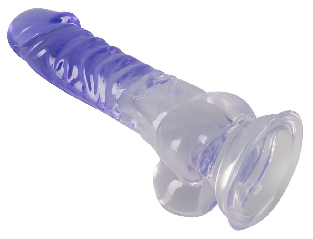 Clear Dildo with Balls