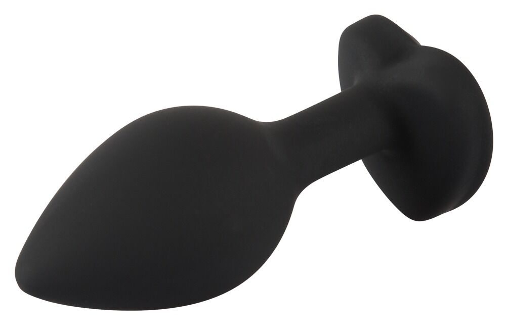 Analplug „Silicone Butt Plug“, mit Schmuckstein