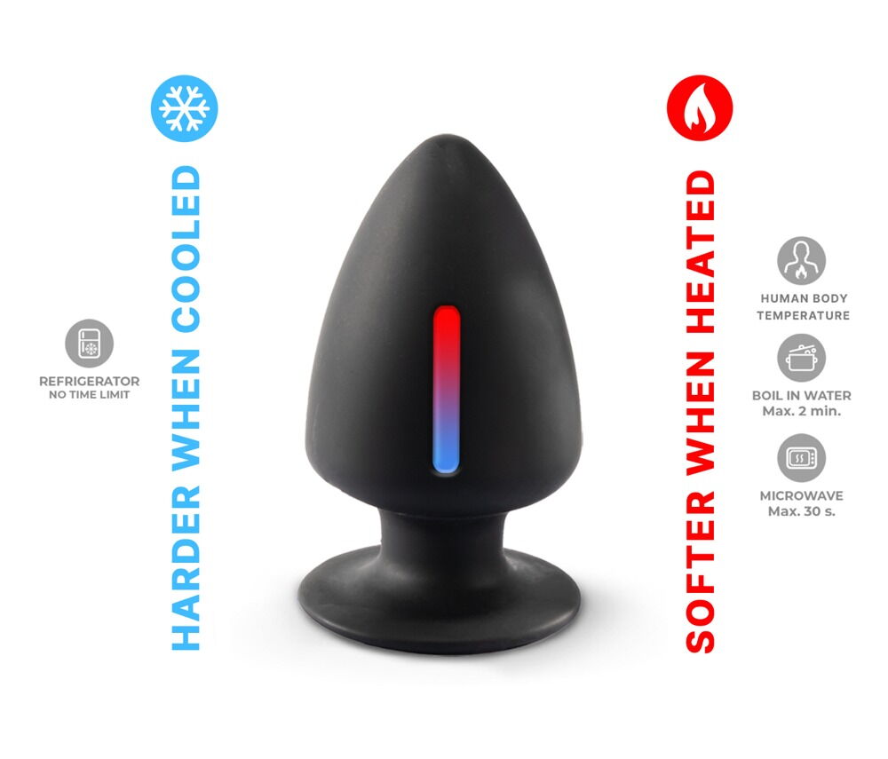 Analplug „Premium Silicone Plug“ mit Standfuß