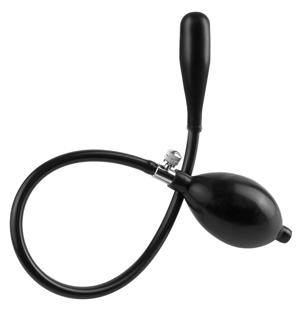 Plug „inflatable silicone ass expander“, aufblasbar