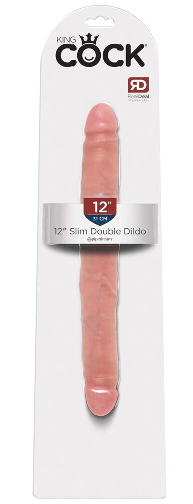 Doppeldildo „12“ Slim Double Dildo“, 30 cm