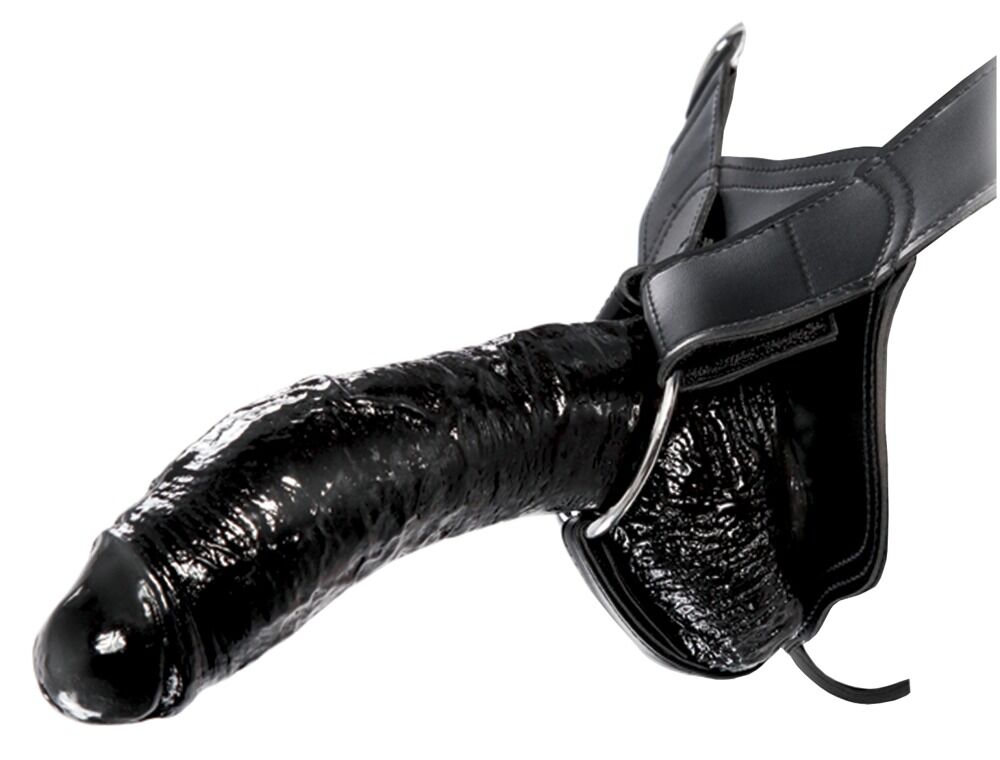 Umschnalldildo „Extreme Hollow Strap-On“, hohl, 26 cm