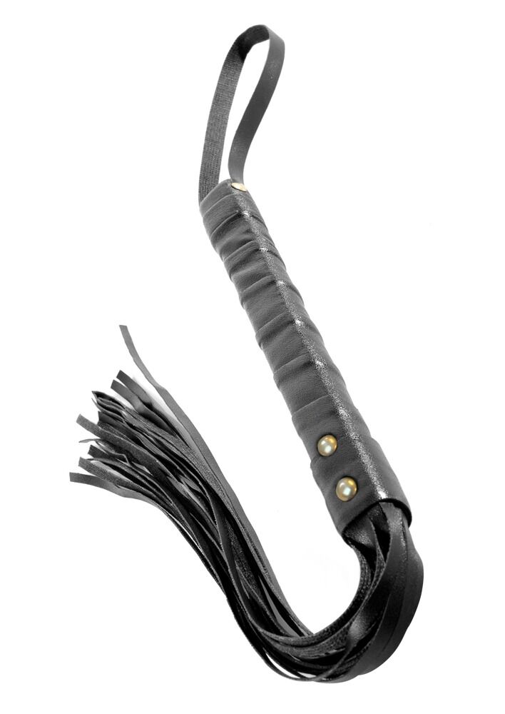 Peitsche „First Time Flogger“, aus Lederimitat, 51,4 cm