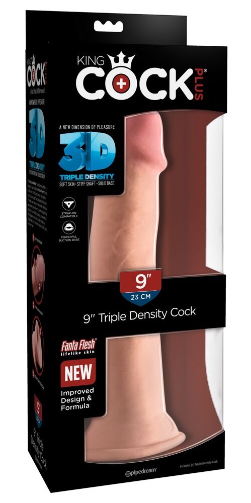 Dildo „9" Triple Density Cock“, 23 cm