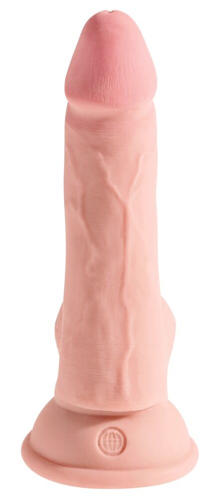 Dildo „6,5" Triple Density Cock with Balls“, 17 cm