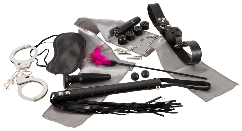 10-teiliges Bondage-Set „Ultimate Bondage Kit“, Starter-Set mit vielen Toys